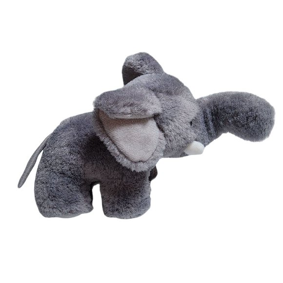Vintage Nanco Elephant Plush Stuffed Animal 7 Inch Fuzzy Stands Up Cute - Picture 4 of 6